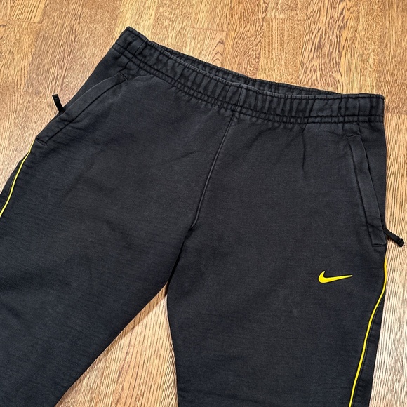Nike x Drake NOCTA Fleece Cardinal Stock Sweatpants Joggers Black Mens Large - Picture 3 of 12